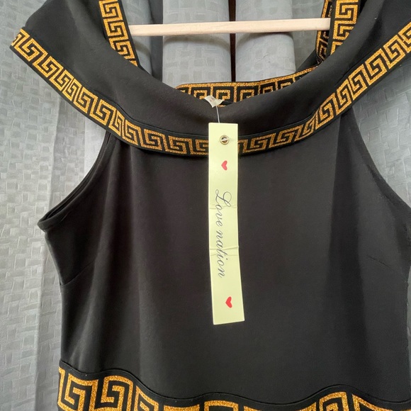 Love Nation Jumpsuit black color and copper details size Xl - Picture 5 of 13